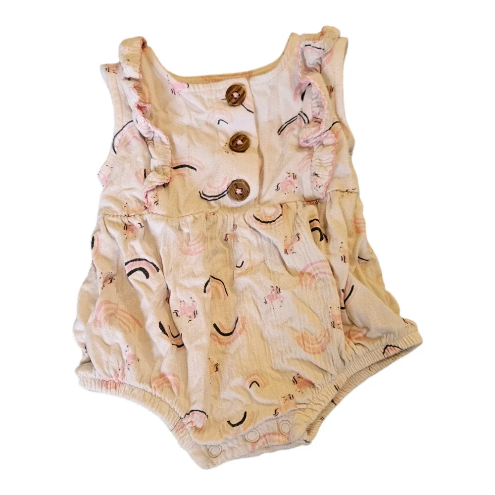 Wonder Nation 0-3m Rainbow Bodysuit